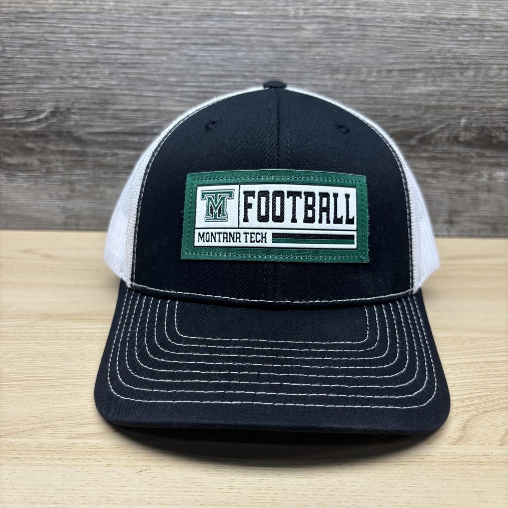 Montana Tech Football Hat Cap Snap Back Mens One Size Black NCAA Richardson